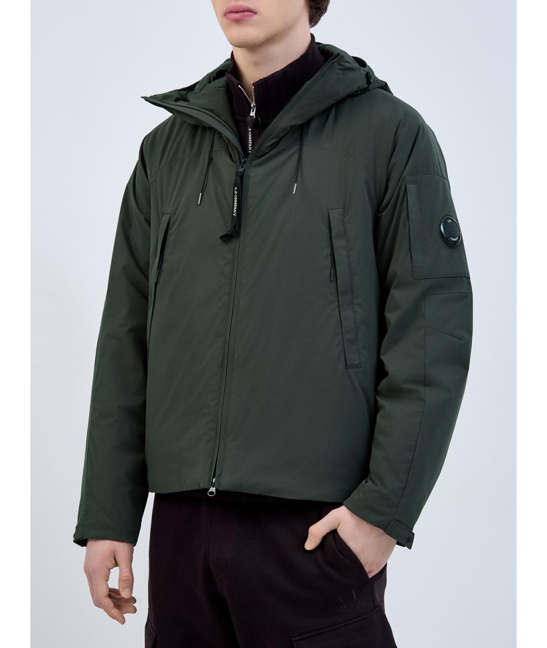 CP COMPANY Хаки полиэстеровая куртка, фото 3