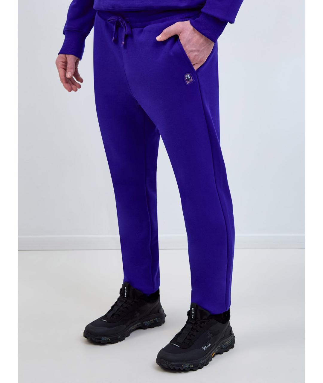 PARAJUMPERS Синие хлопковые повседневные брюки, фото 3