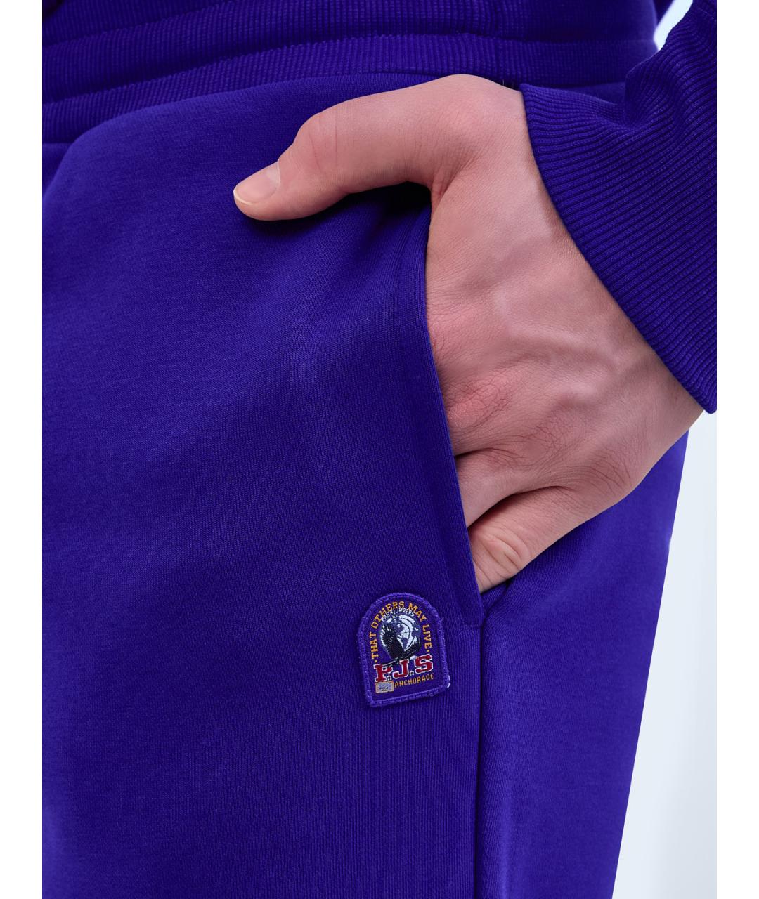 PARAJUMPERS Синие хлопковые повседневные брюки, фото 5