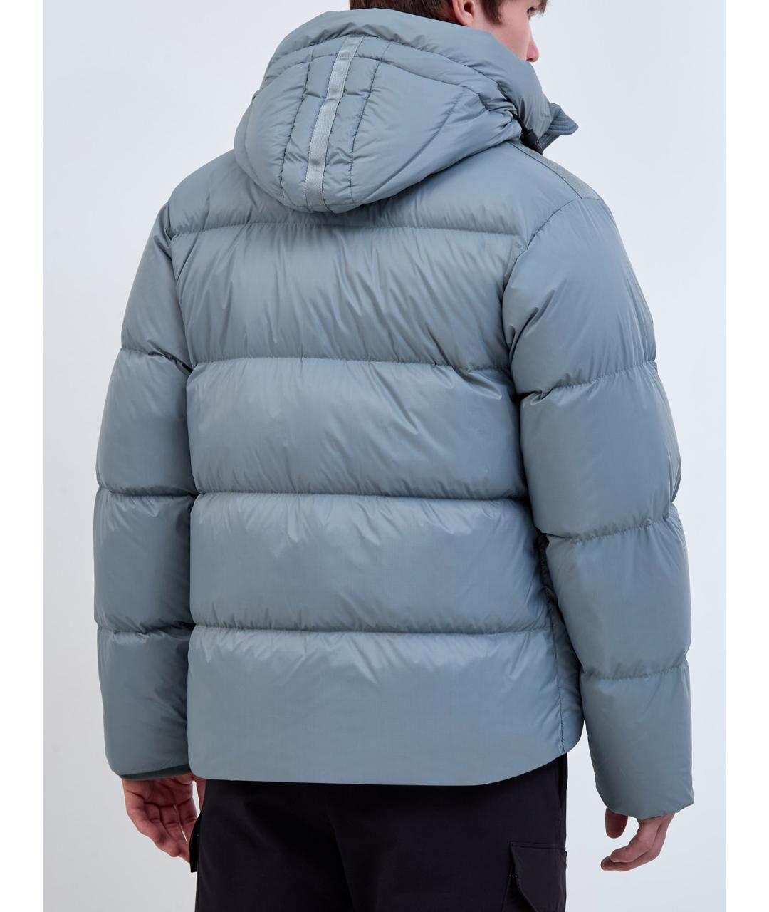 PARAJUMPERS Голубой полиамидовый пуховик, фото 4