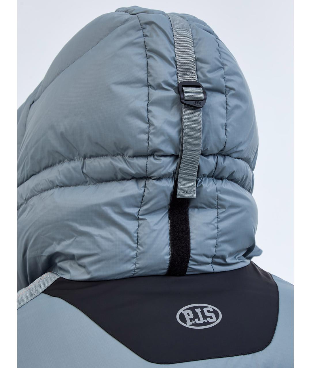 PARAJUMPERS Голубой полиамидовый пуховик, фото 6