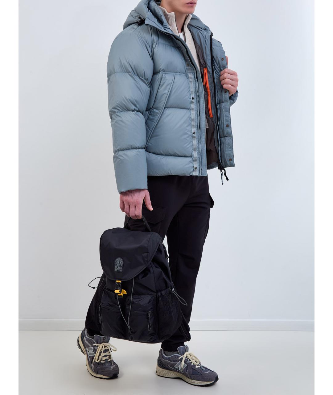 PARAJUMPERS Голубой полиамидовый пуховик, фото 2