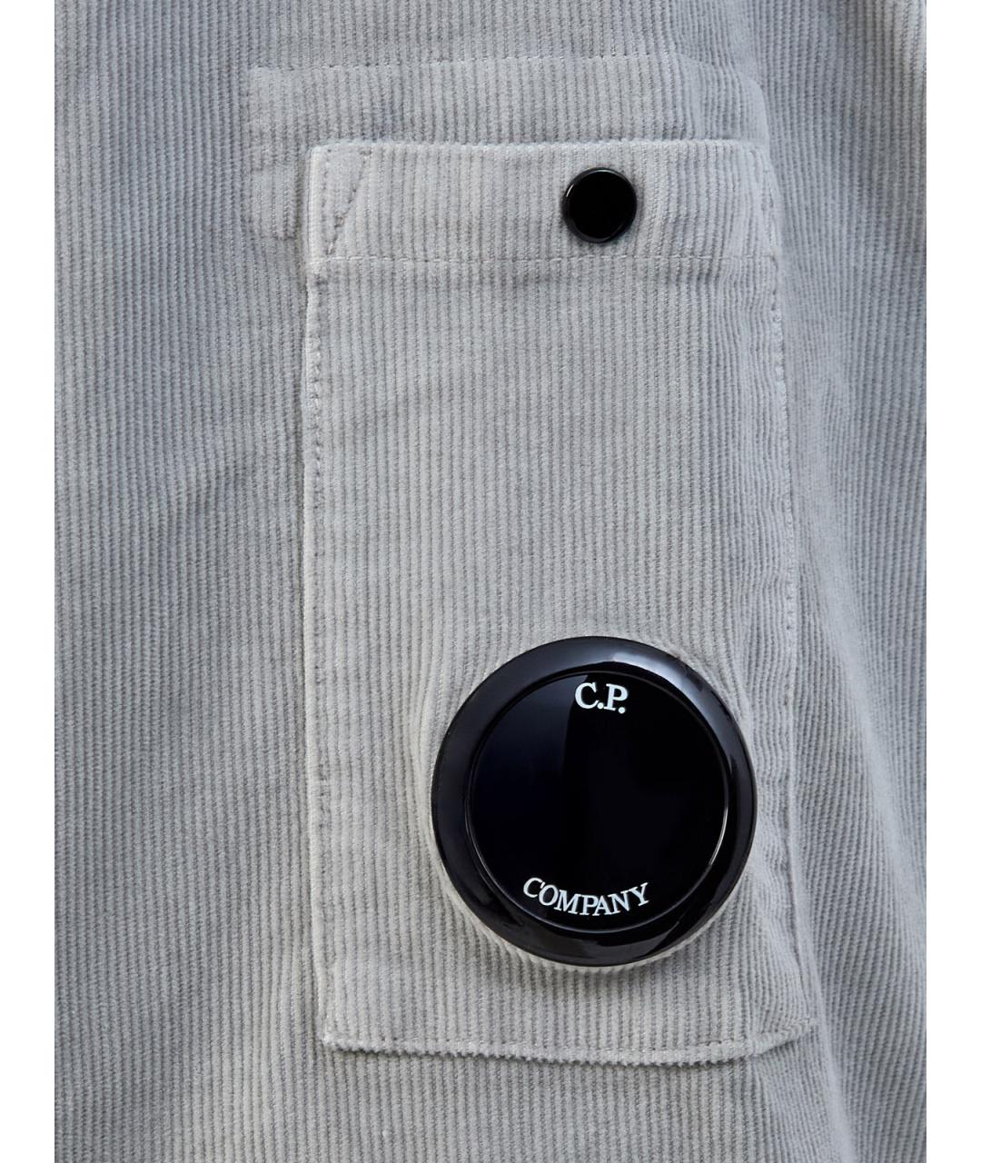 CP COMPANY Серая хлопковая куртка, фото 3