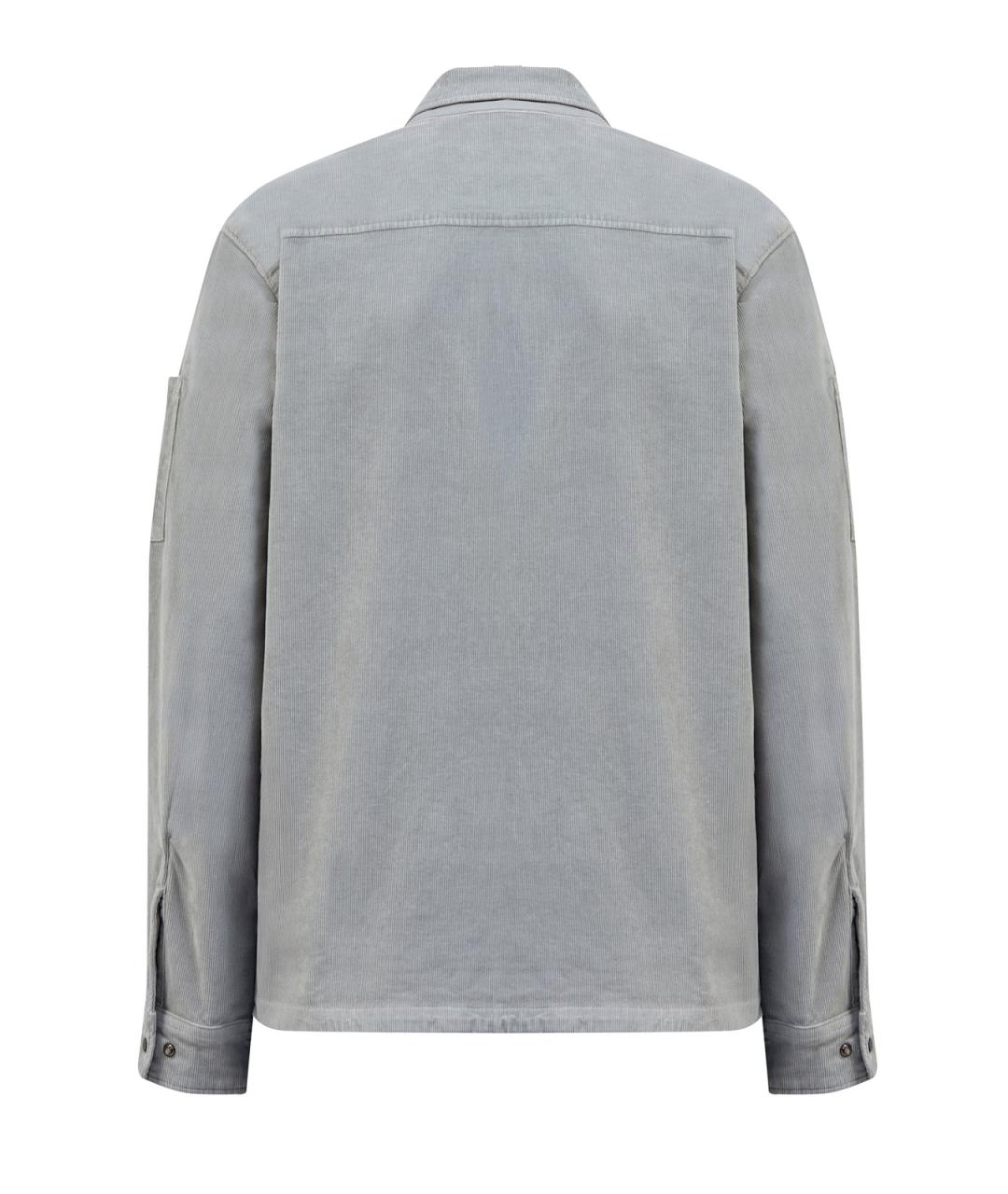 CP COMPANY Серая хлопковая куртка, фото 2