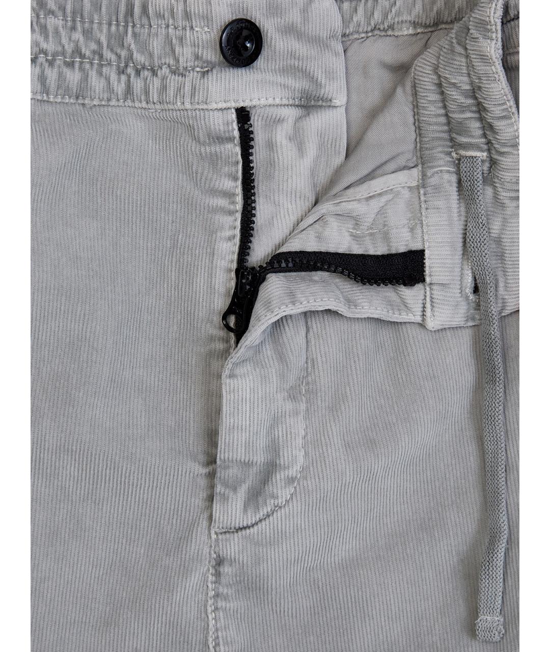 CP COMPANY Серые хлопковые повседневные брюки, фото 7