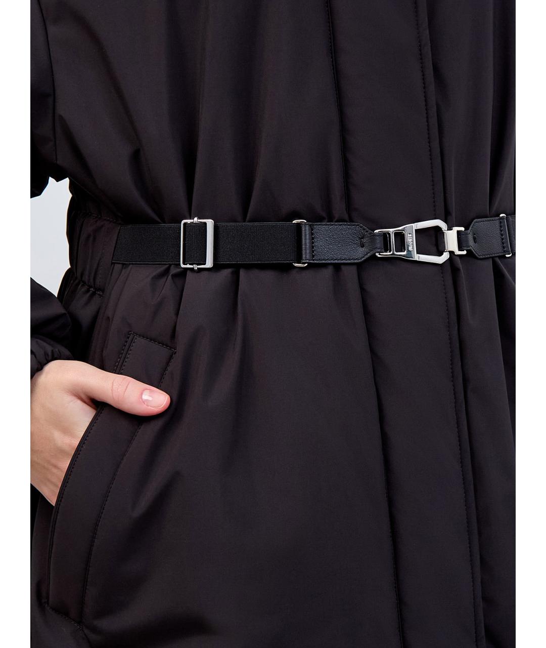 MOORER Черный полиэстеровый пуховик, фото 3