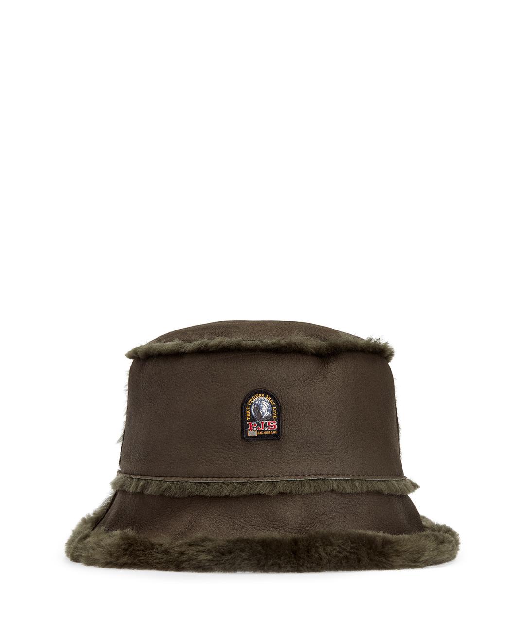 PARAJUMPERS Коричневая шерстяная шляпа, фото 1