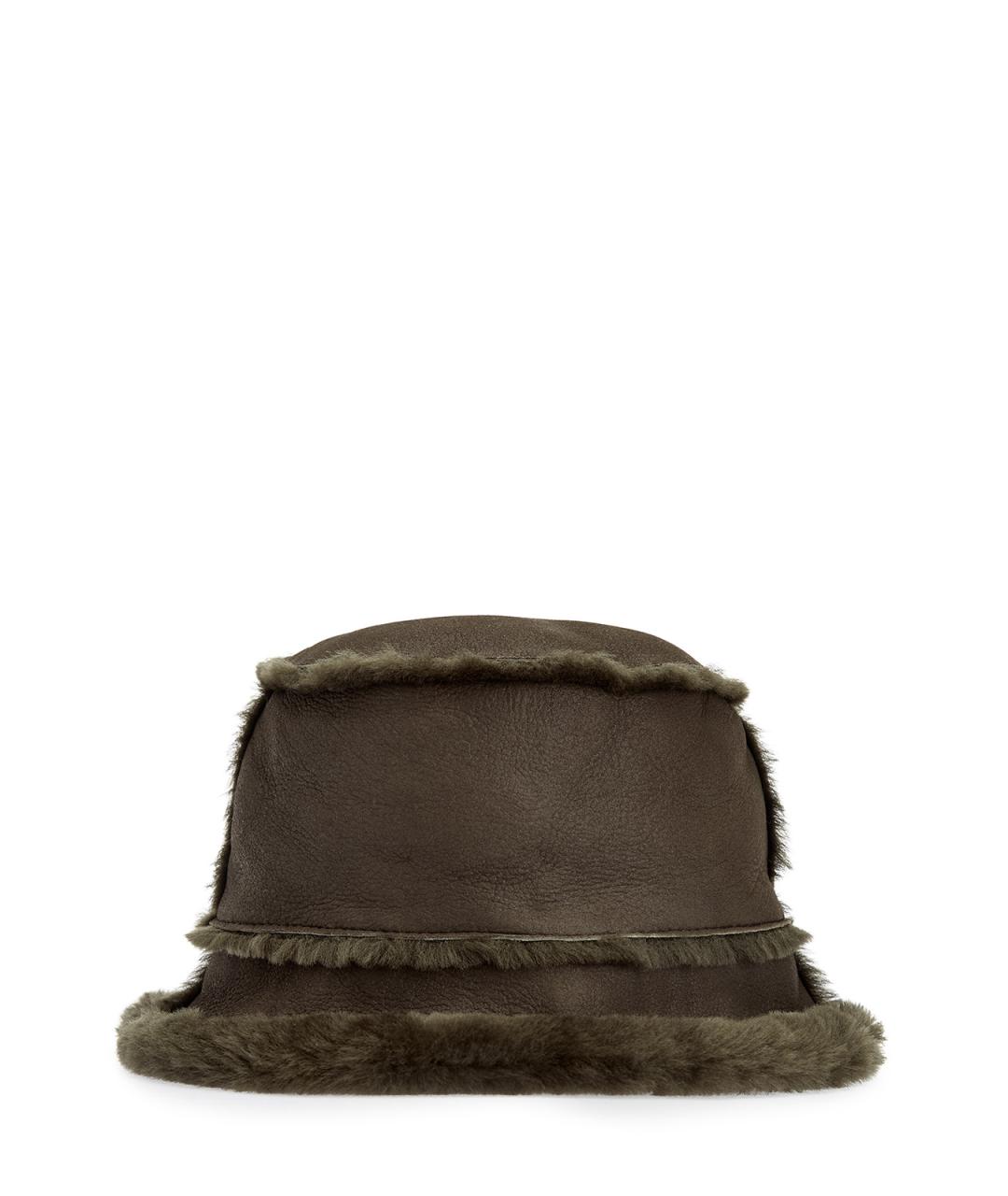 PARAJUMPERS Коричневая шерстяная шляпа, фото 3