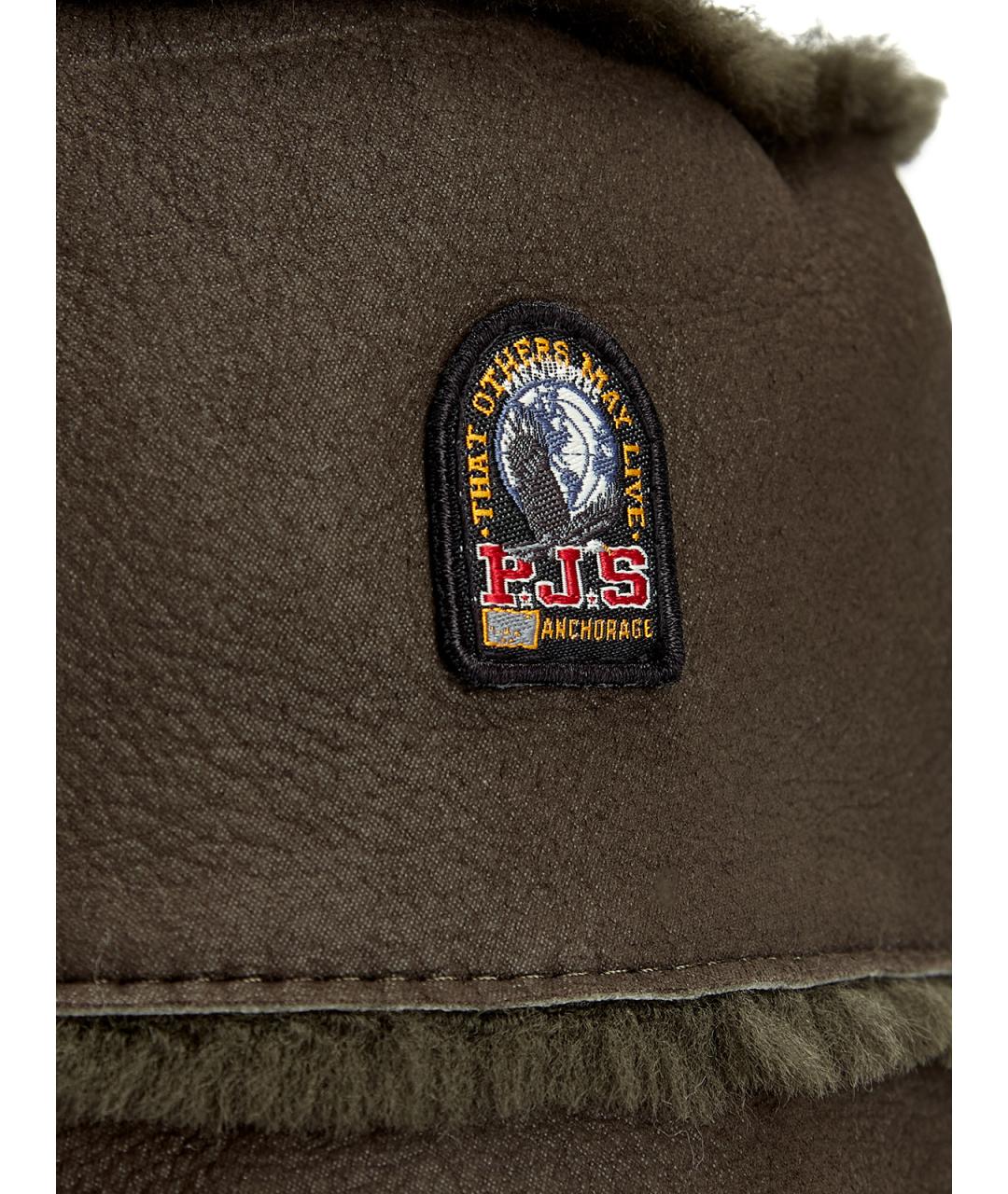 PARAJUMPERS Коричневая шерстяная шляпа, фото 4