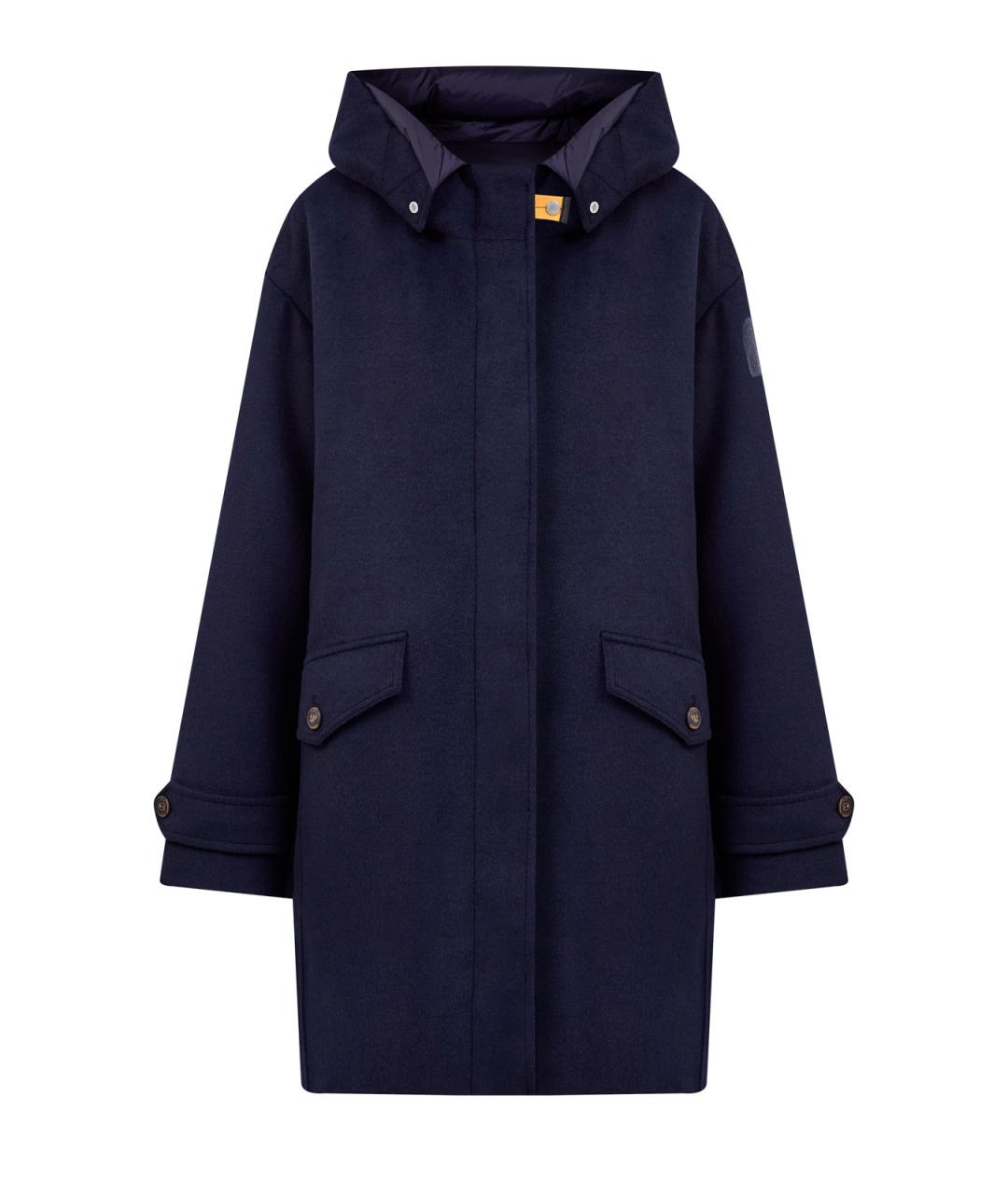 PARAJUMPERS Синий шерстяной пуховик, фото 1