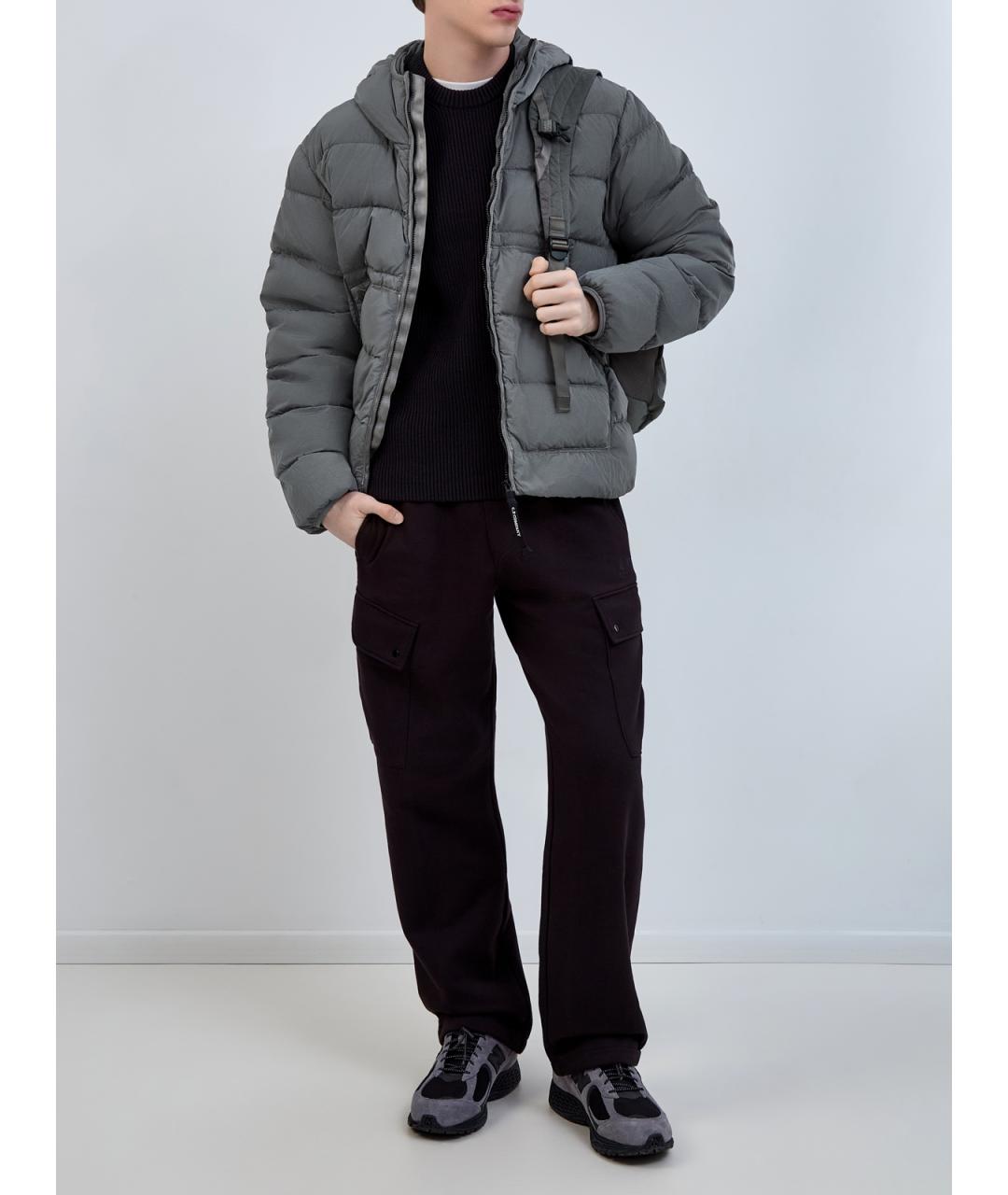 CP COMPANY Черный хлопковый джемпер / свитер, фото 2