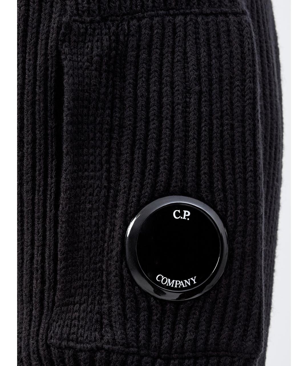 CP COMPANY Черный хлопковый джемпер / свитер, фото 5