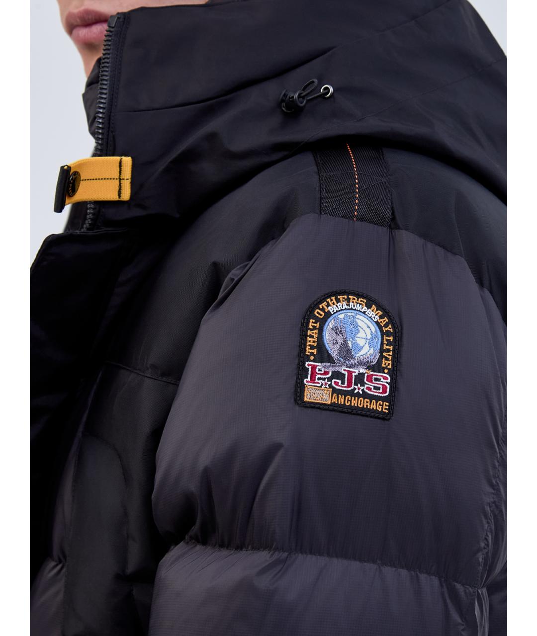 PARAJUMPERS Черный полиамидовый пуховик, фото 5