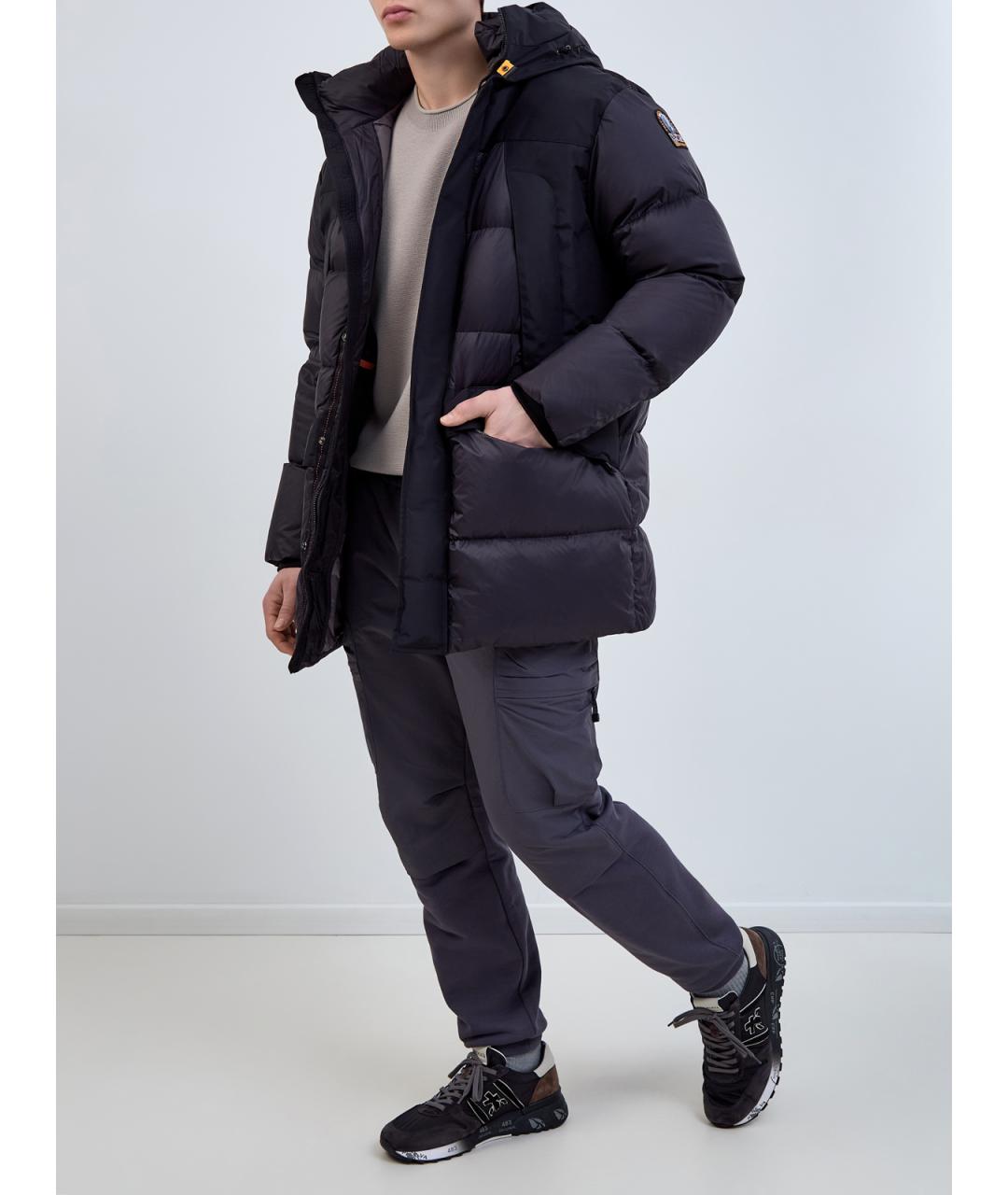 PARAJUMPERS Черный полиамидовый пуховик, фото 2