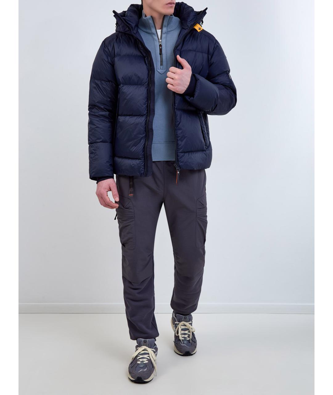 PARAJUMPERS Синий полиамидовый пуховик, фото 2