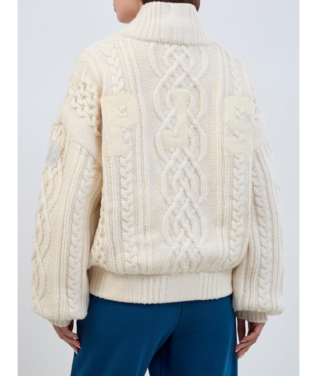 PARAJUMPERS Бежевый шерстяной пуховик, фото 4