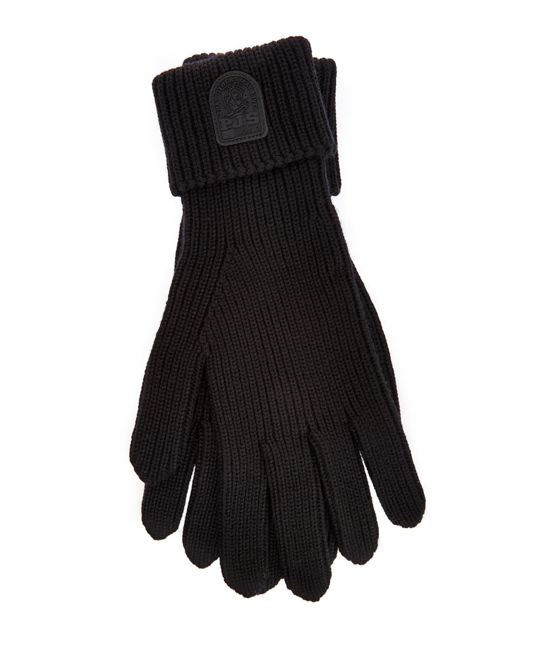 PARAJUMPERS Черные шерстяные перчатки, фото 1