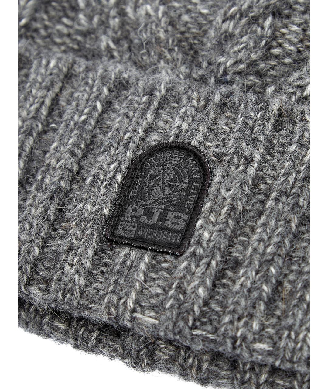 PARAJUMPERS Серая шерстяная шапка, фото 4