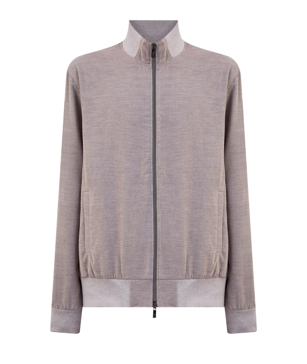 CAPOBIANCO Бежевая хлопковая куртка, фото 1