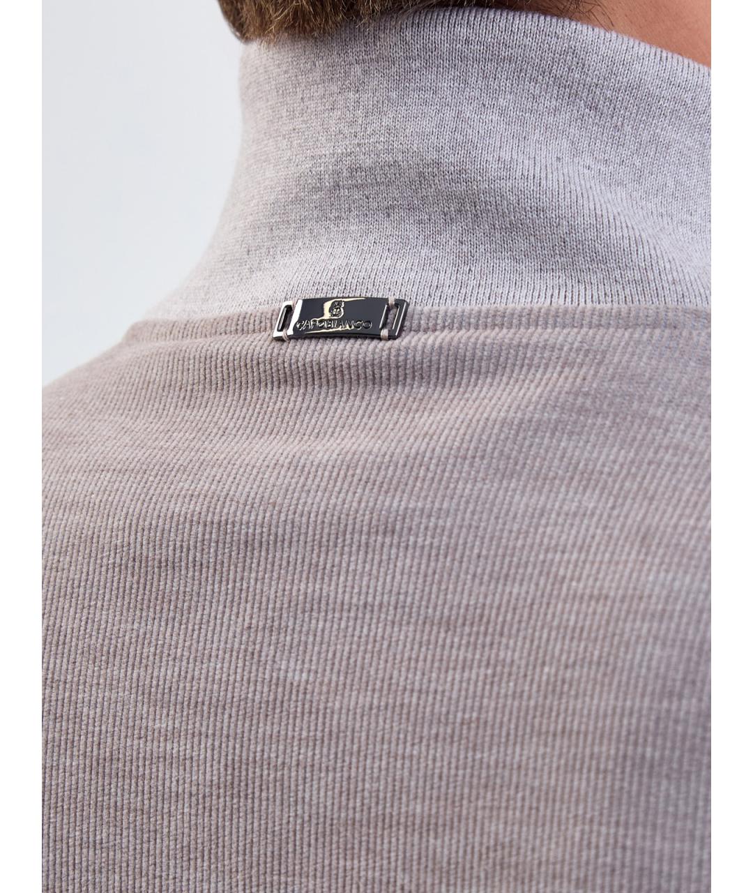 CAPOBIANCO Бежевая хлопковая куртка, фото 3