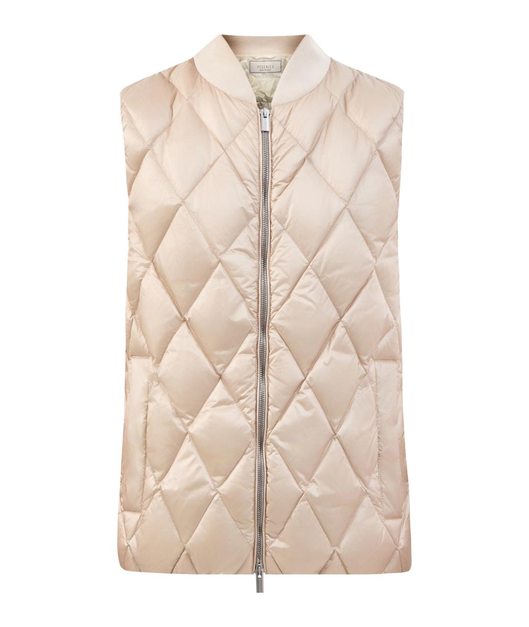 PESERICO Бежевый полиамидовый жилет, фото 1