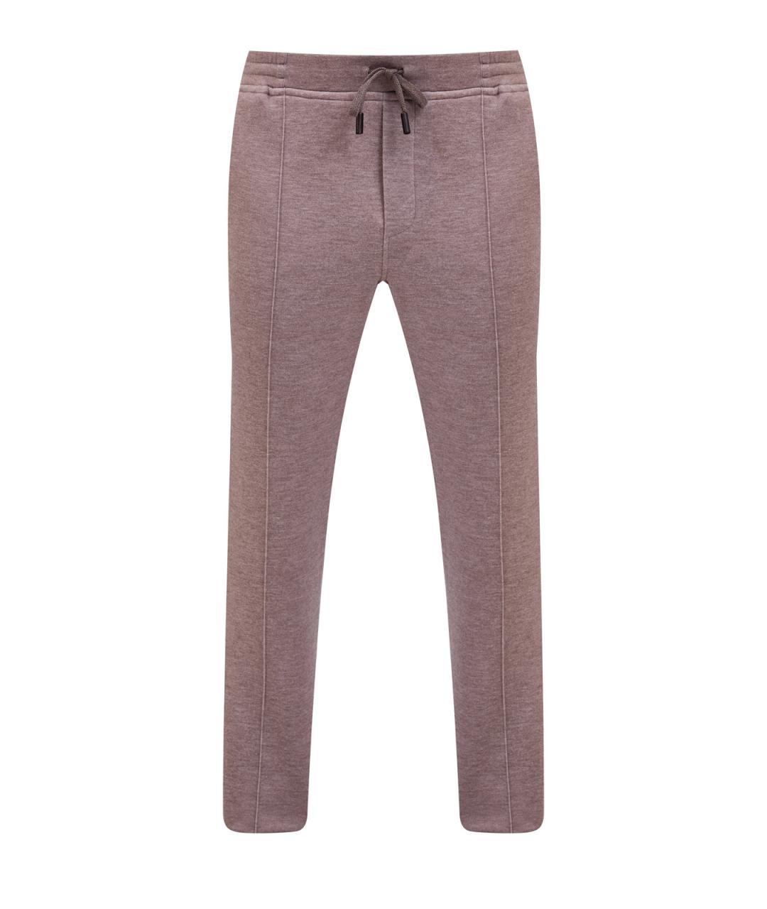 CAPOBIANCO Коричневые повседневные брюки, фото 1