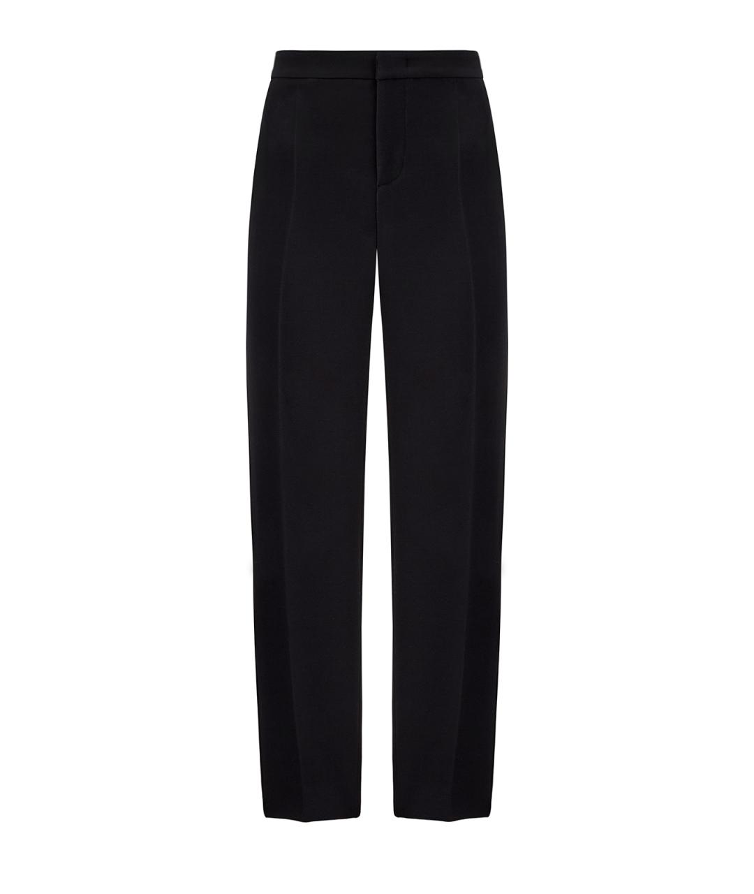 FABIANA FILIPPI Черные шерстяные брюки узкие, фото 1