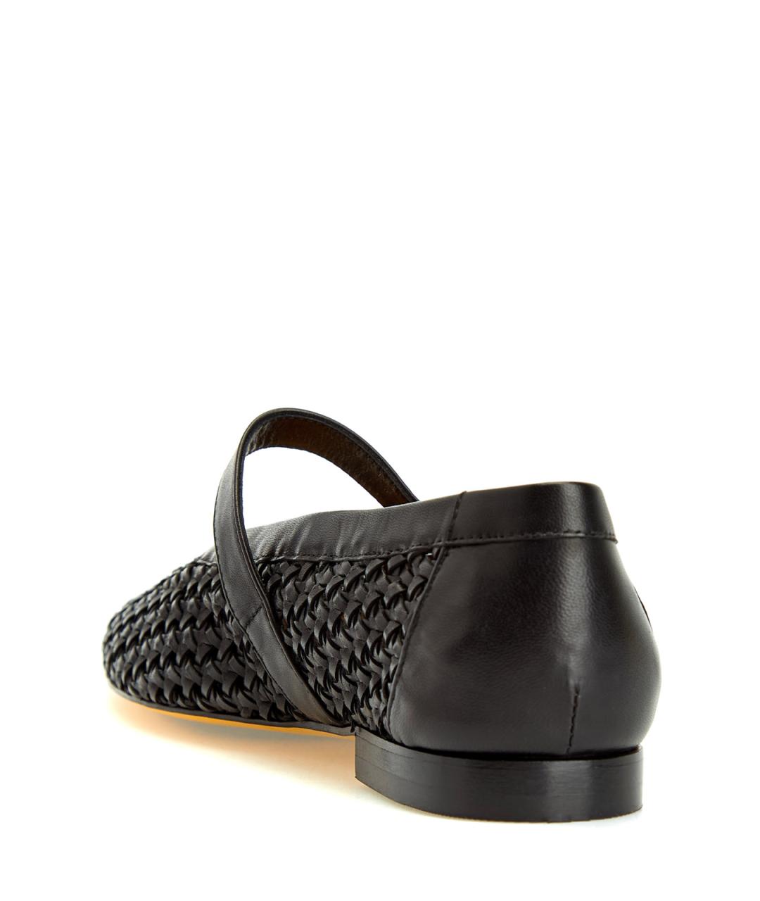 DOUCAL'S Черные кожаные балетки, фото 4