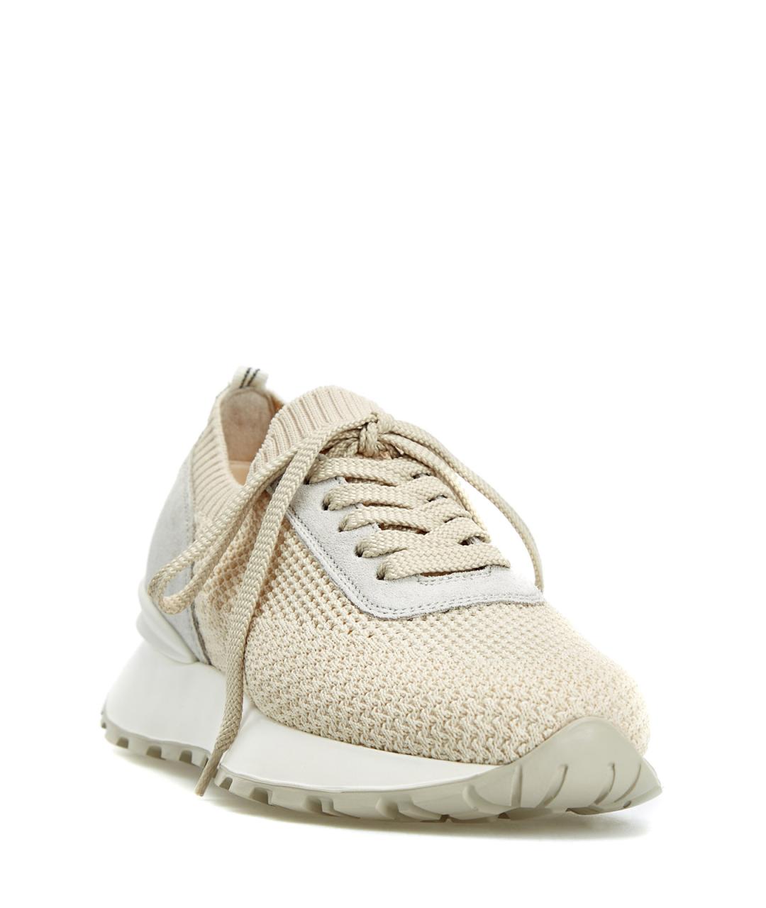 DOUCAL'S Бежевые текстильные кроссовки, фото 3