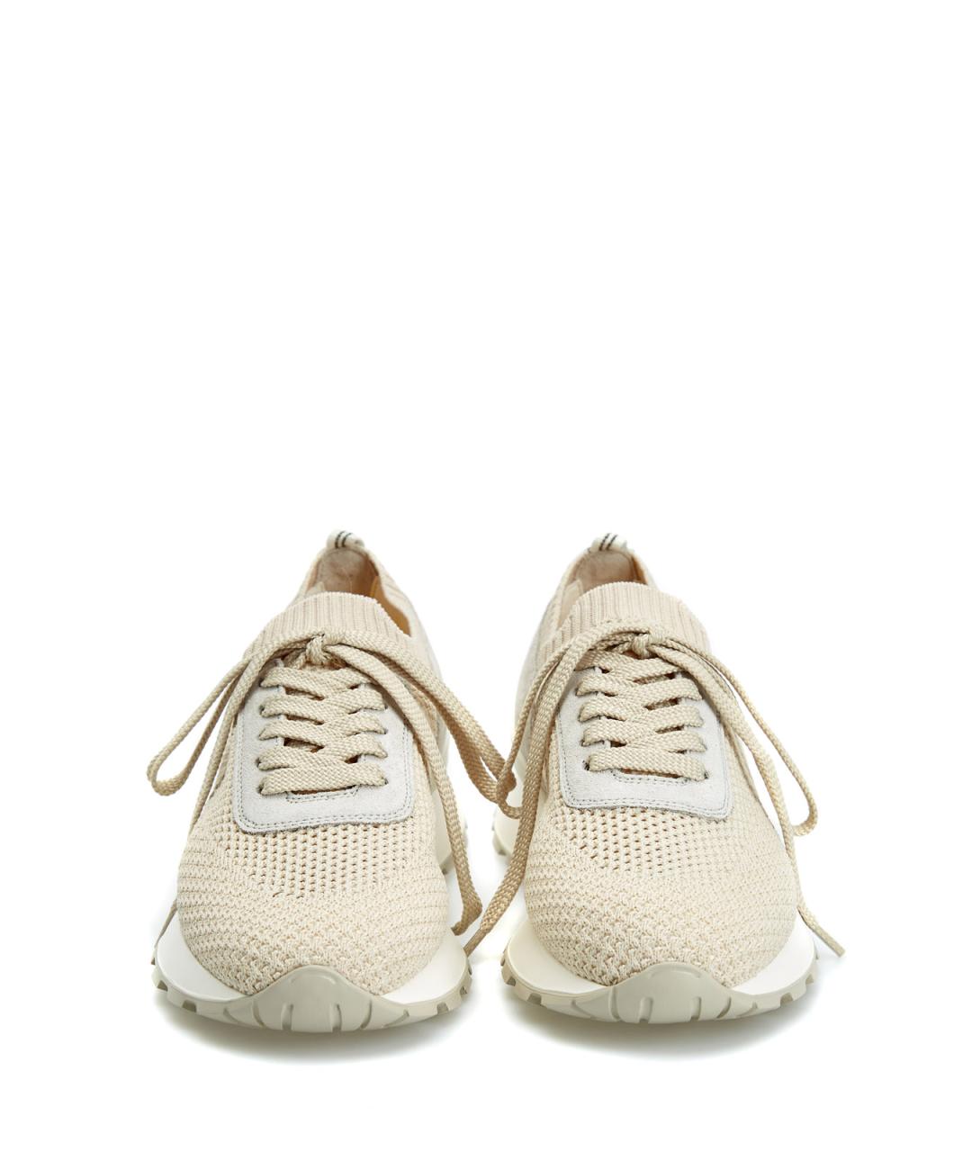 DOUCAL'S Бежевые текстильные кроссовки, фото 5