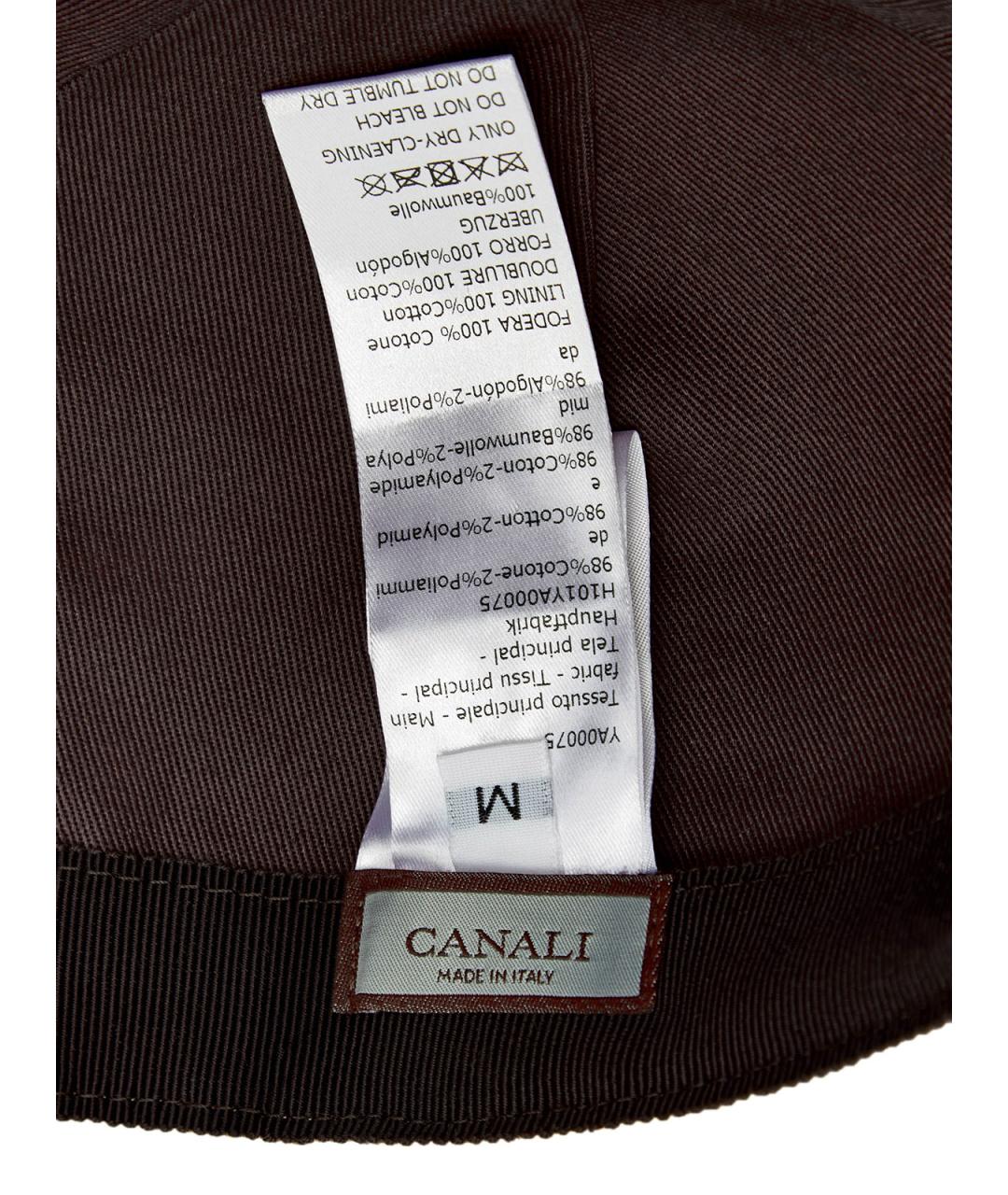 CANALI Бежевая хлопковая кепка/бейсболка, фото 6