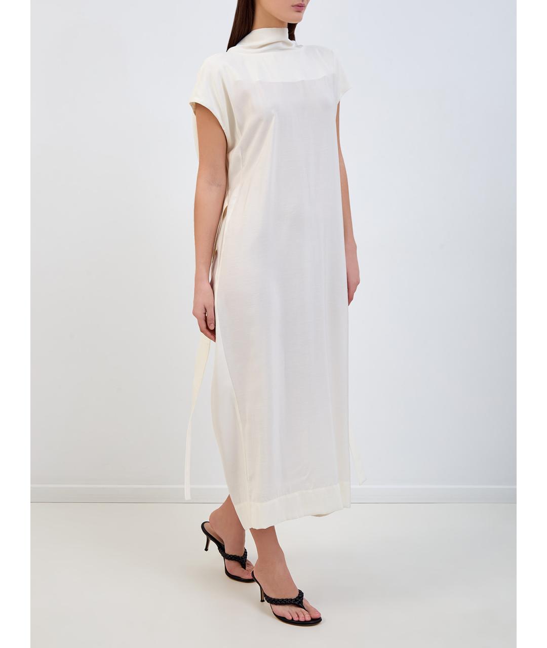 GENTRY PORTOFINO Белое повседневное платье, фото 2