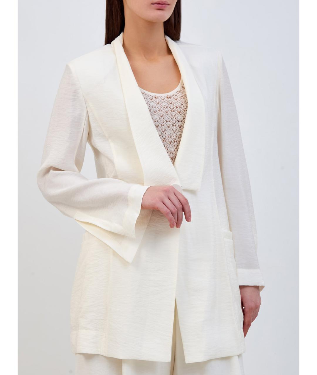 GENTRY PORTOFINO Бежевый жакет/пиджак, фото 3