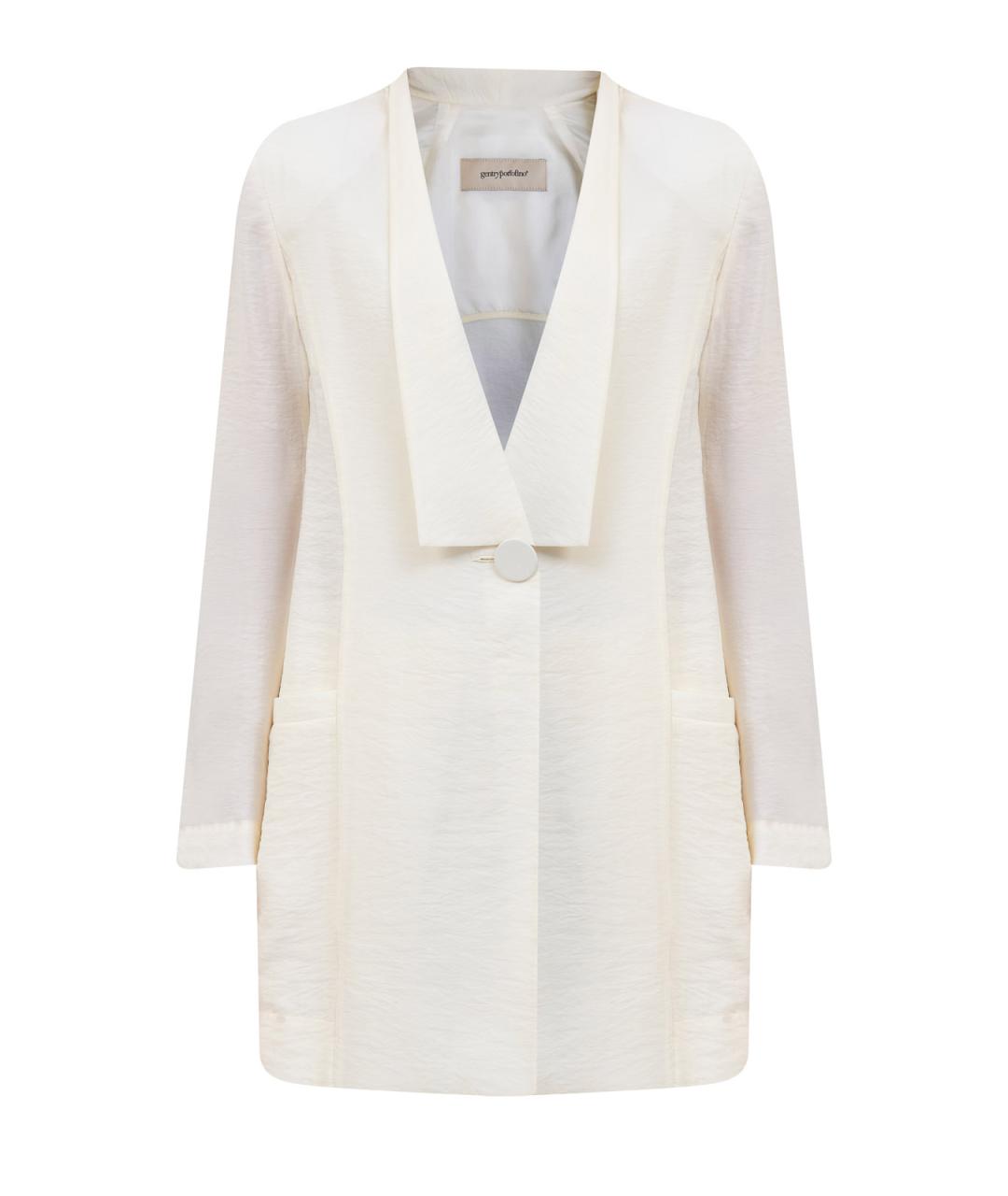 GENTRY PORTOFINO Бежевый жакет/пиджак, фото 1