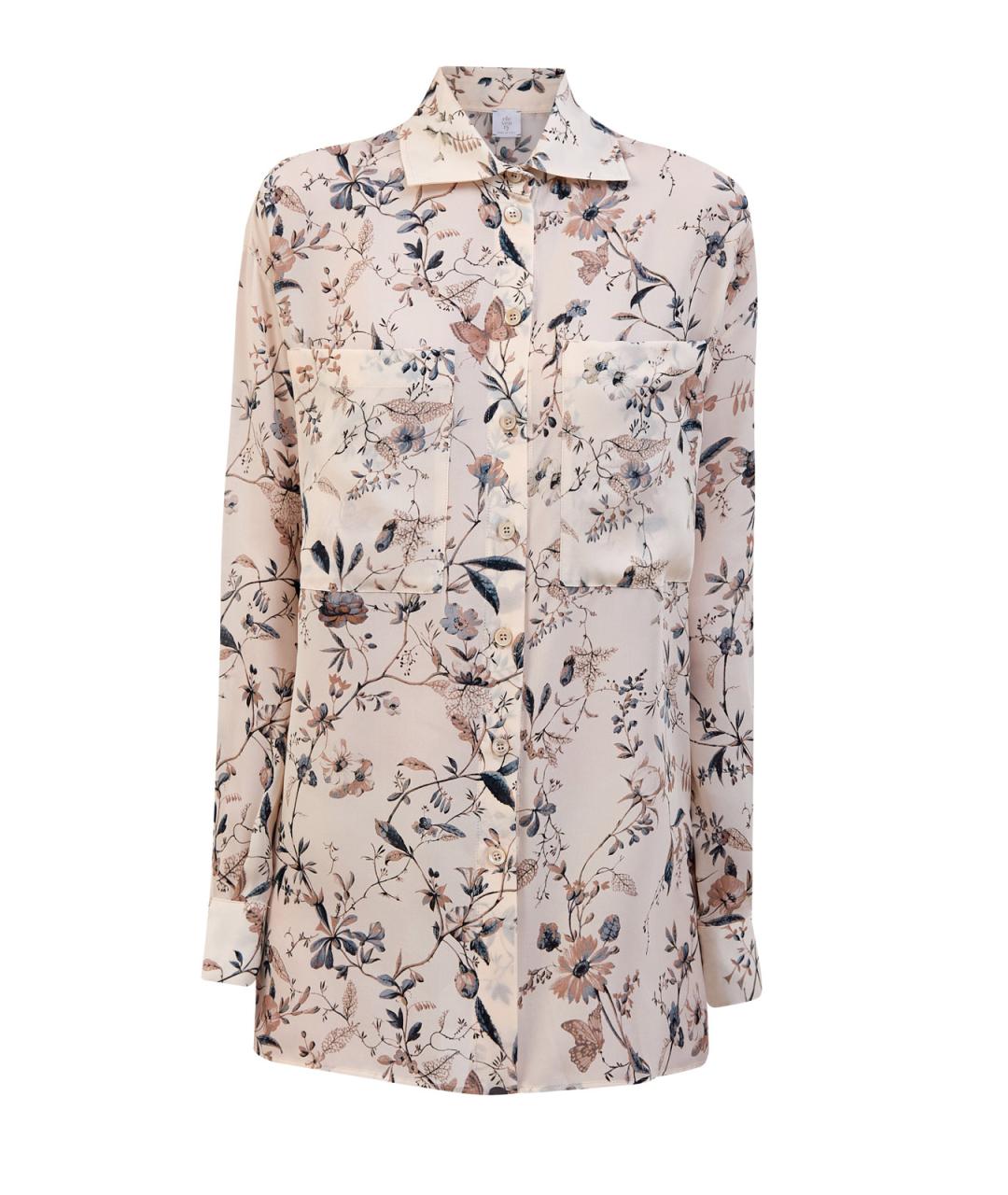 ELEVENTY Мульти шелковая рубашка, фото 1