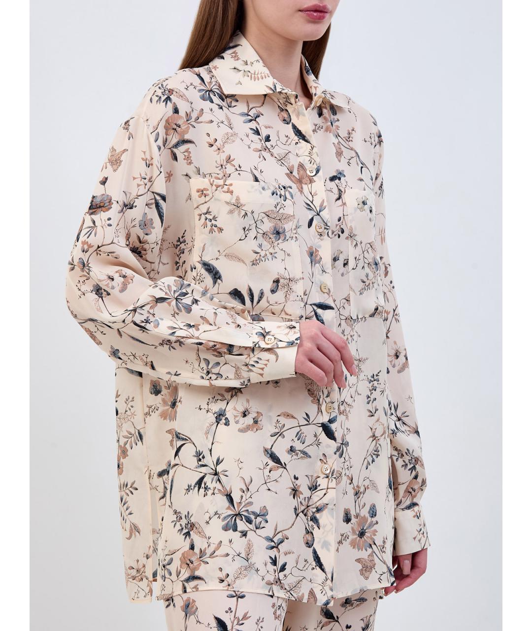 ELEVENTY Мульти шелковая рубашка, фото 3