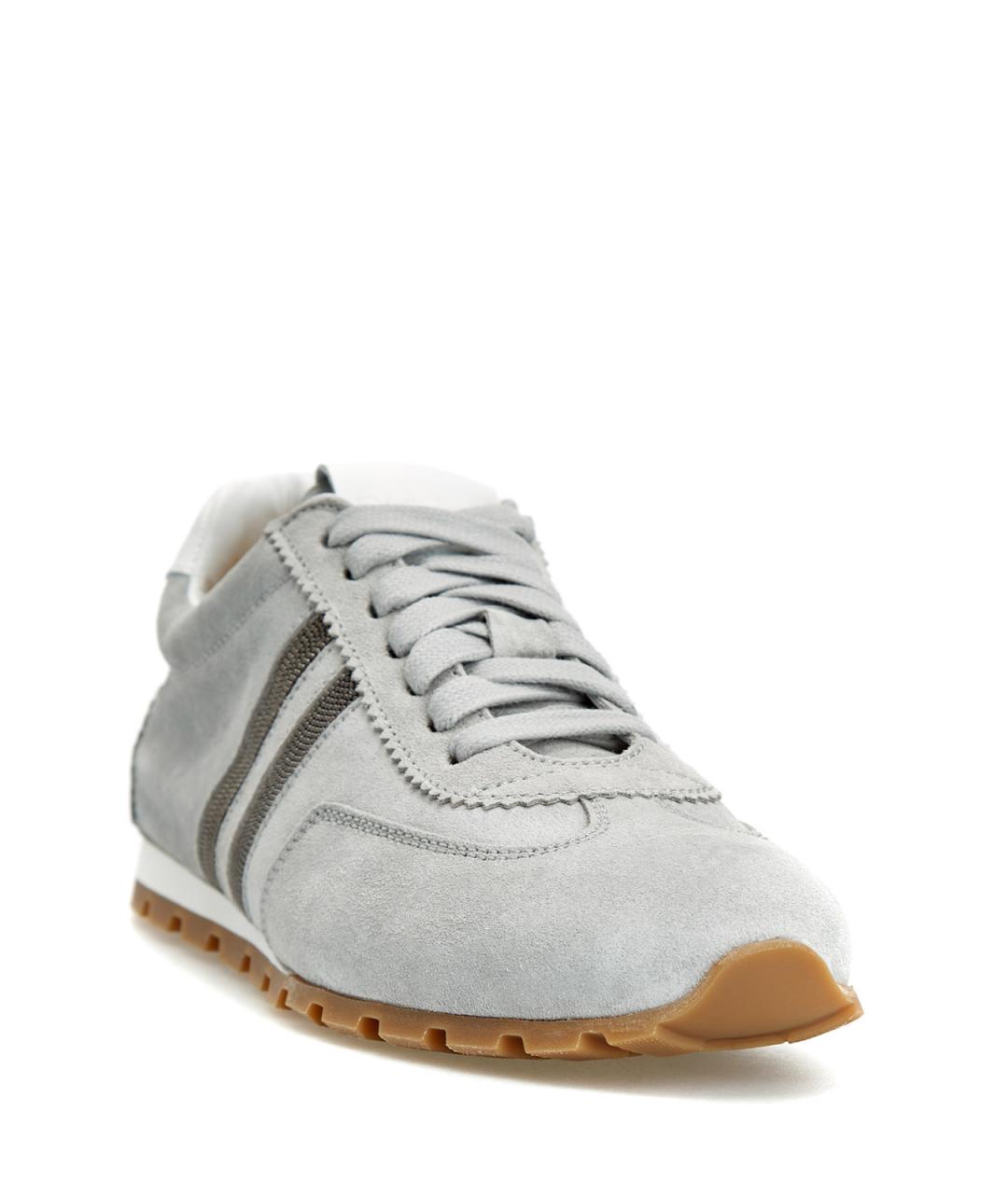 DOUCAL'S Серые замшевые кроссовки, фото 3