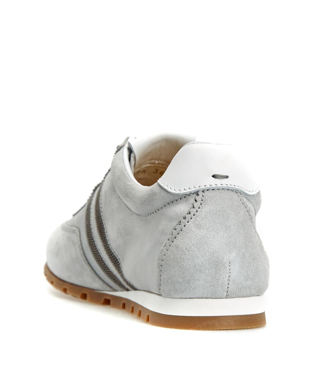 DOUCAL'S Серые замшевые кроссовки, фото 4
