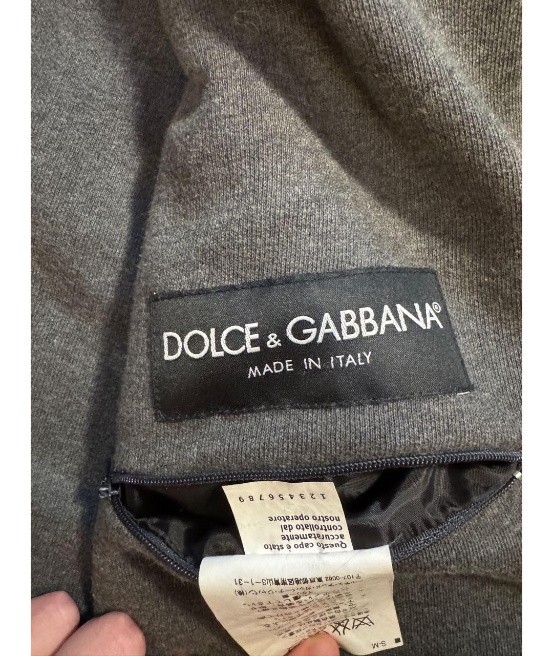 DOLCE&GABBANA Коричневая кожаная куртка, фото 6