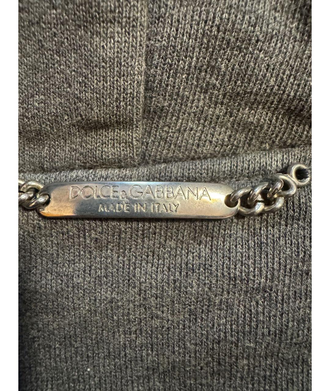 DOLCE&GABBANA Коричневая кожаная куртка, фото 4