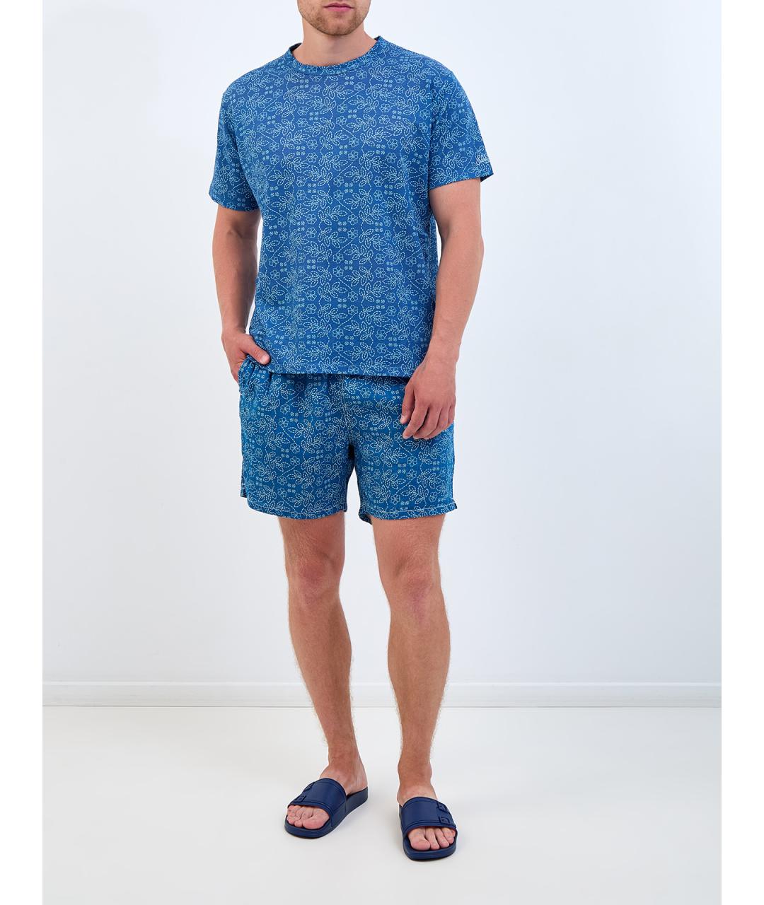 MC2 SAINT BARTH Синие льняные плавки, фото 2