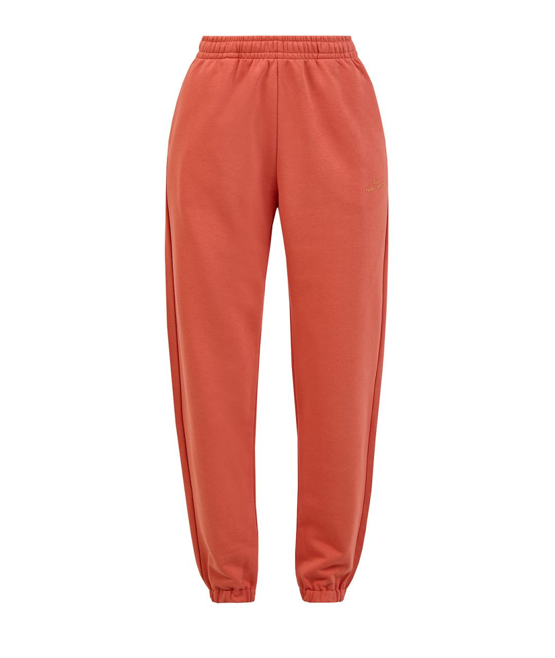 PARAJUMPERS Красные хлопковые спортивные брюки и шорты, фото 1