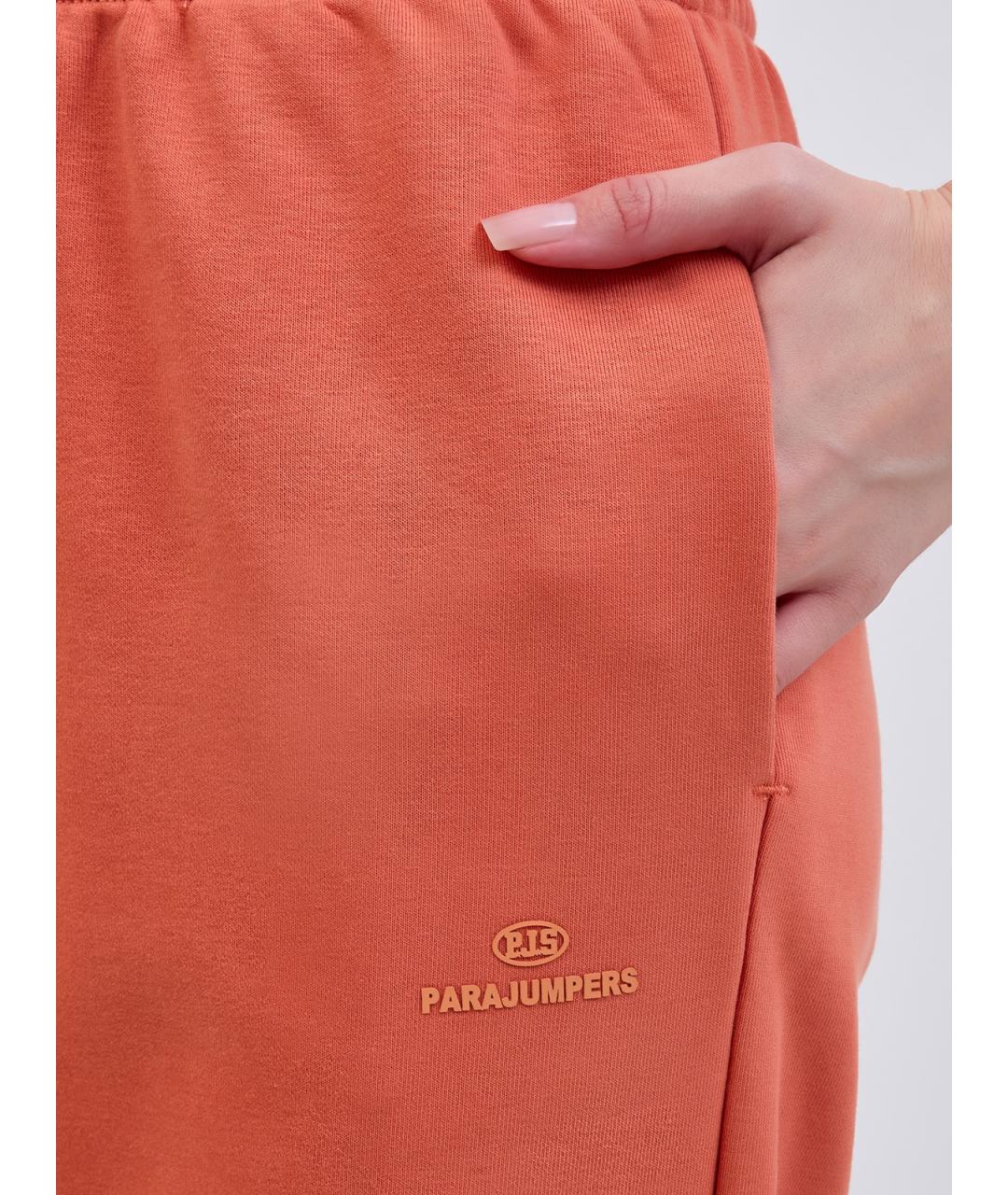 PARAJUMPERS Красные хлопковые спортивные брюки и шорты, фото 5