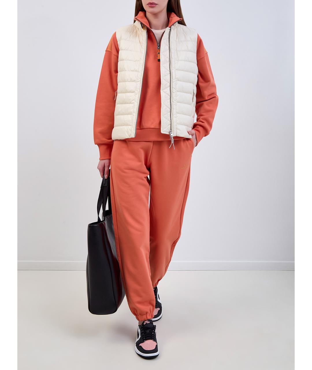 PARAJUMPERS Красные хлопковые спортивные брюки и шорты, фото 2