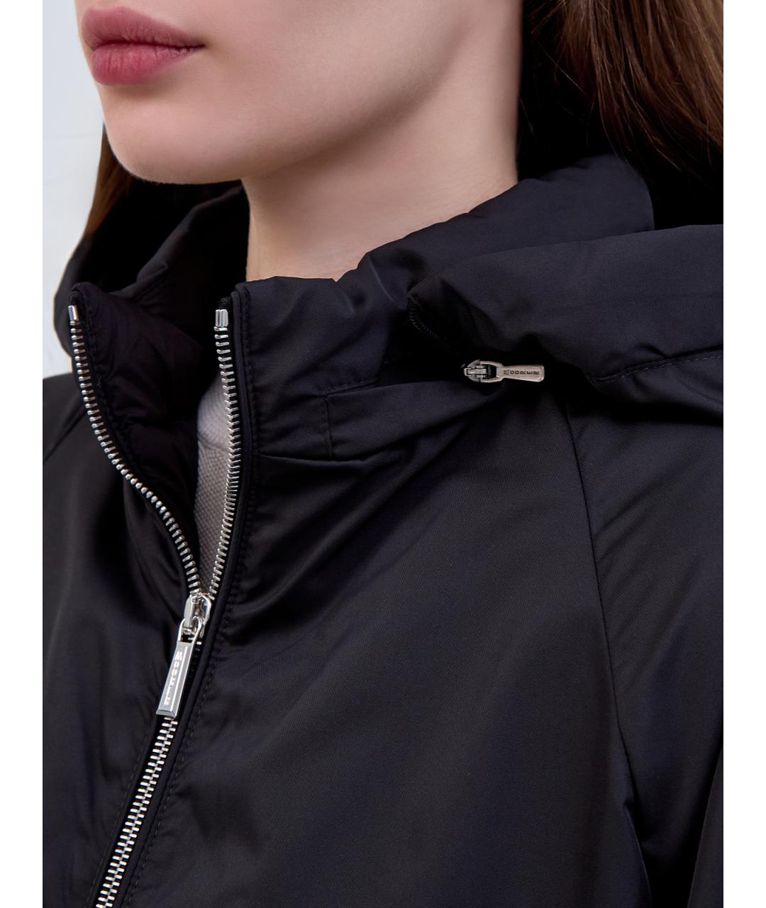 MOORER Черная полиэстеровая куртка, фото 5