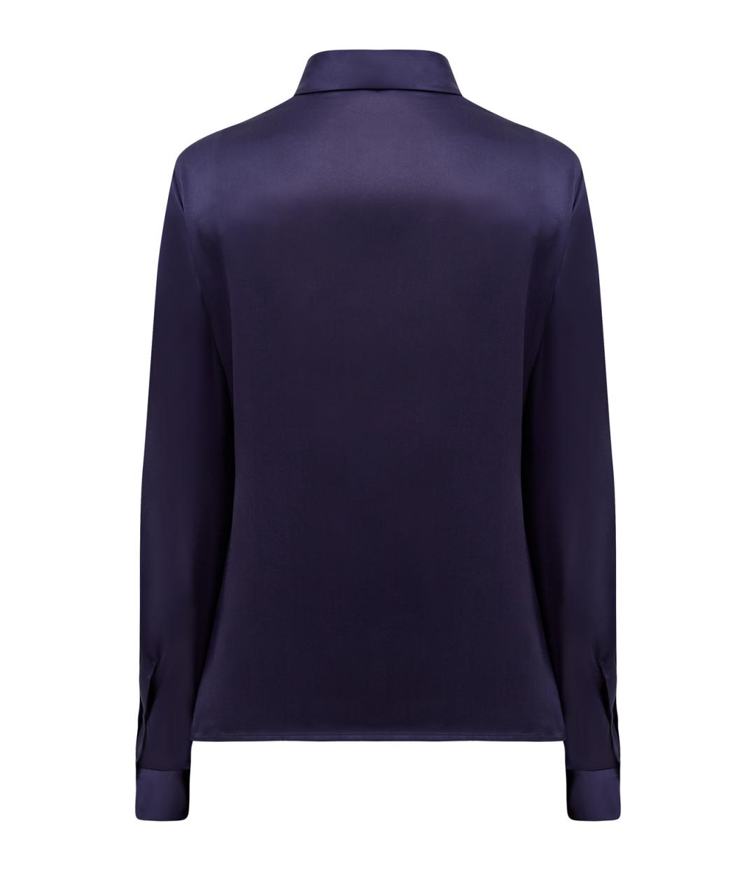 ELEVENTY Фиолетовая шелковая блузы, фото 2