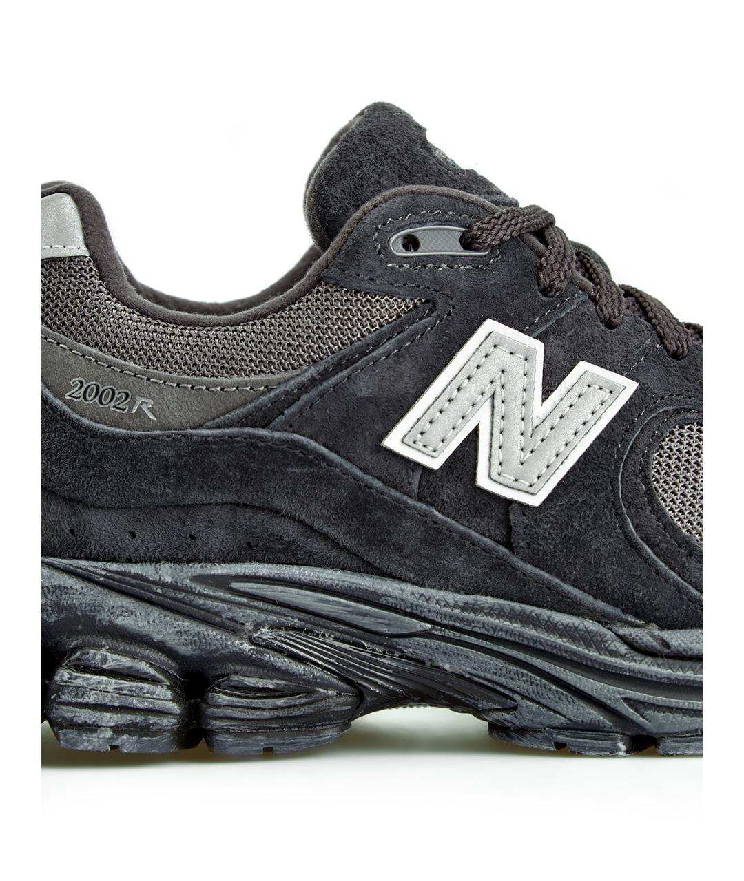 NEW BALANCE Черные замшевые низкие кроссовки / кеды, фото 4