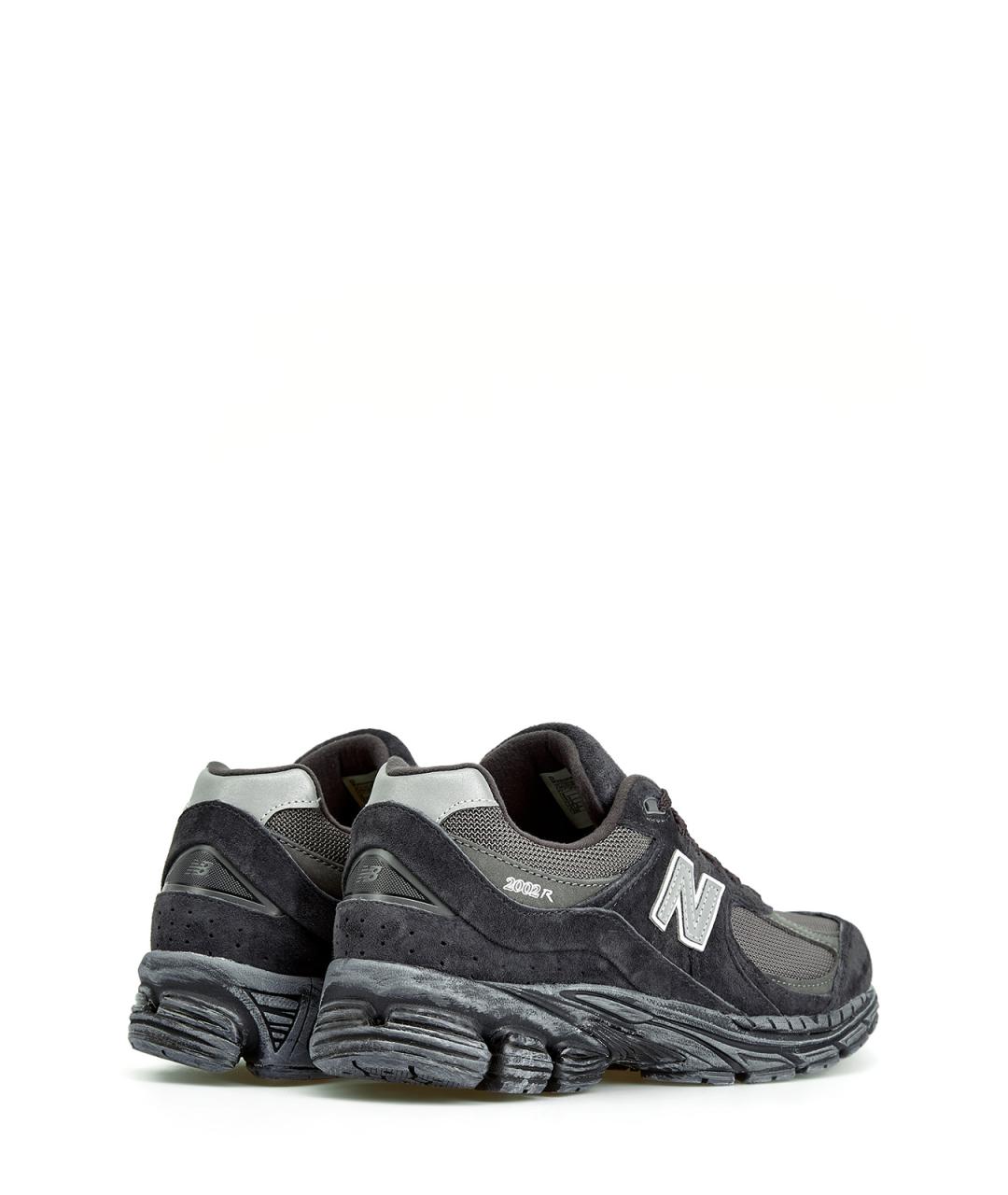 NEW BALANCE Черные замшевые низкие кроссовки / кеды, фото 3