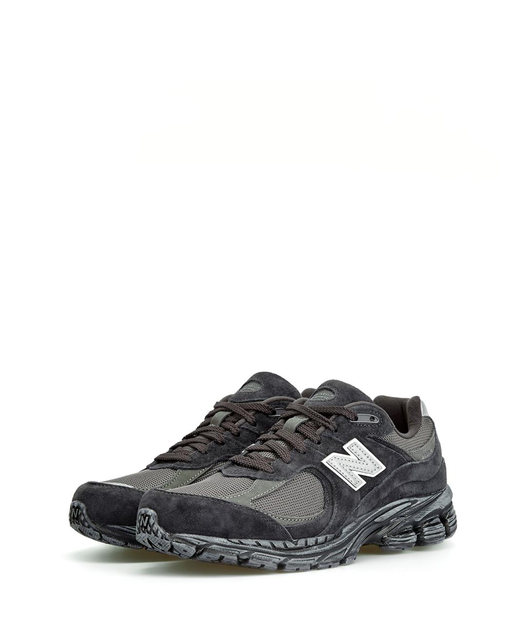 NEW BALANCE Черные замшевые низкие кроссовки / кеды, фото 2