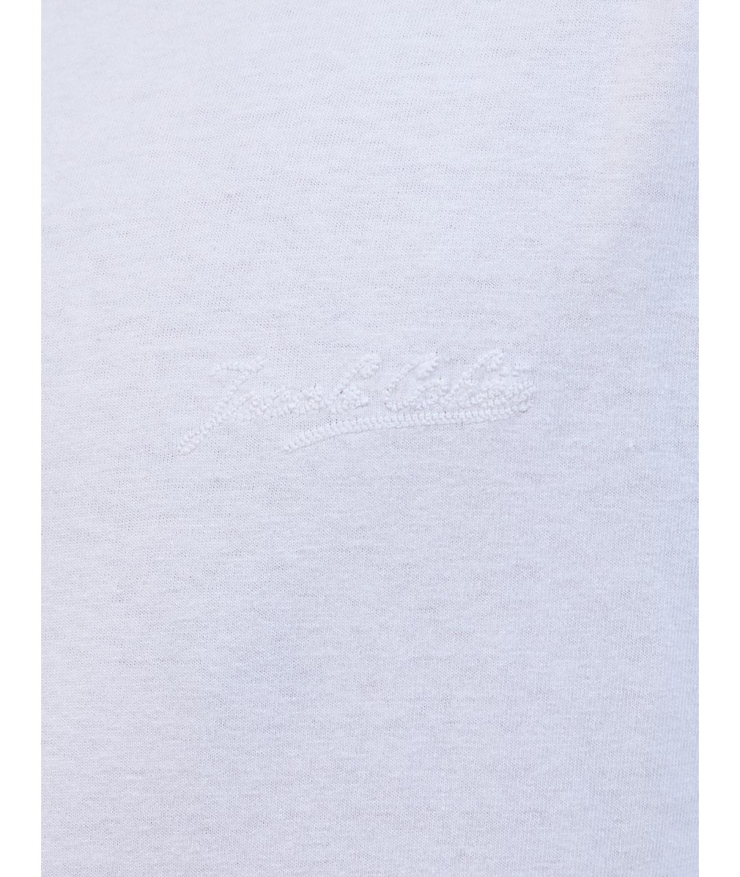JACOB COHEN Белая хлопковая футболка, фото 5